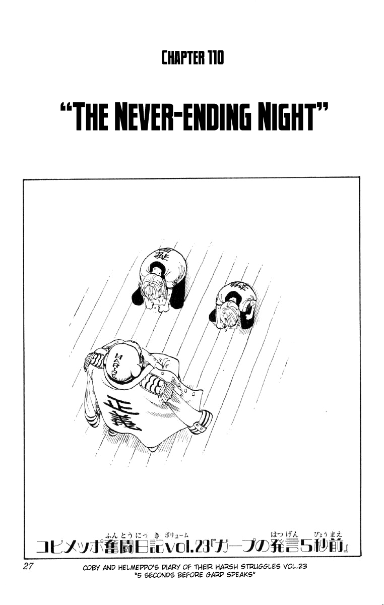One Piece, Chapter 110 image 01